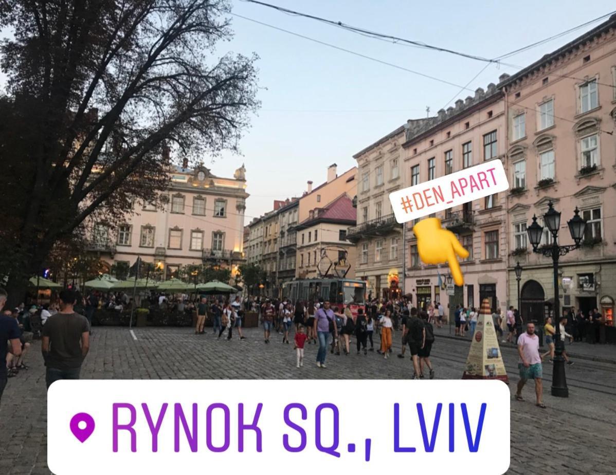 Den Apart On Rynok Square Lviv Exteriör bild